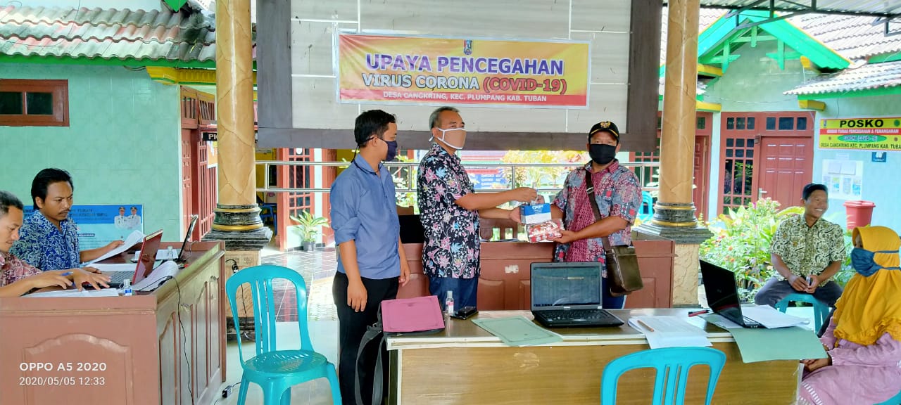 Kunjungan DPRD Kabupaten terkait Virus Corona di desa Cangkring - Plumpang - Tuban